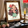 Disney Жемчужная Живопись Детство Моаны Ручная Работа DIY Жемчужные Камни Картины Поделки Особая Форма Домашний Декор Стен