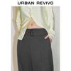 UR Women's French Style Belted Wide-Leg Pants