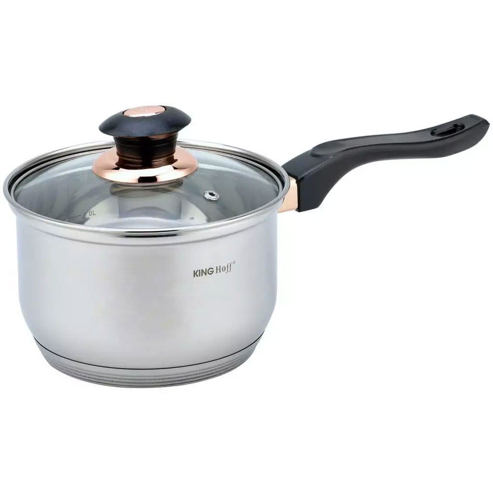 Zestaw garnków stalowych Jumbo 12 ele. KINGHOFF KH-1767 Rosegold