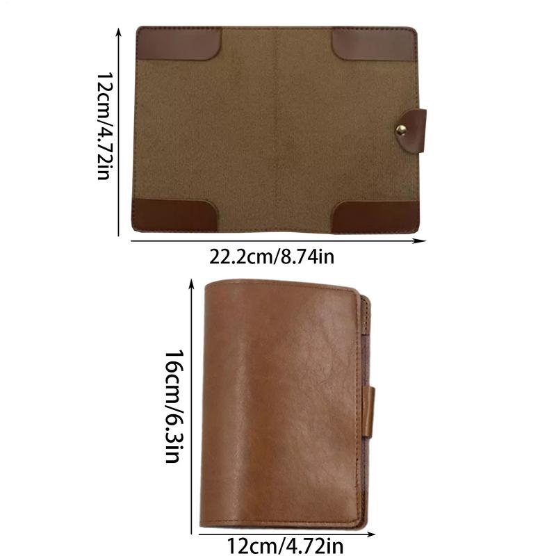 Golf Scorebook Cover Scorecard Golf Book Track Sheet Cover Yardage Holder PU Portable Golf Scorecard Holder  Sports Accessories