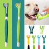 1Pcs Pet Toothbrush 3-Sided Dog Plastic Toothbrush Cat Dog Oral Cleaning Products Puppy Kitten Teeth Cleaning Tool
