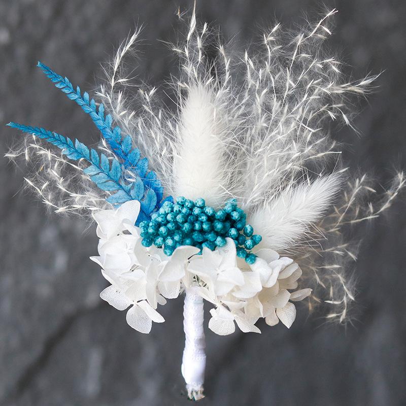 1 шт. DIY сушеный цветок мини-корсаж цветок брошь воротник булавка сушеные растения украшение домашний декор невесты