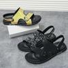 Summer Men Sandals Men Flat Heel Casual Comfortable High-quality Beach Shoes Men Business Office Sandals Sizes 39-47