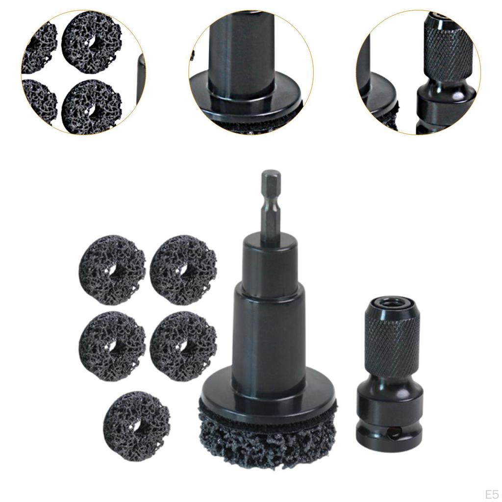 Инструмент для удаления ржавчины и ступицы колеса Детейлинг автомобиля Удаляет пыль, масло, грязь Профессиональный шпильки