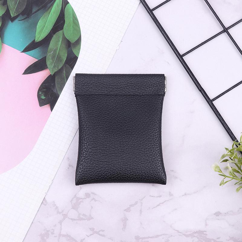 Pu Leather Coin Purse Minimalist Style Coin Change Pouch Small Storage Bag Personalized Coin Wallet
