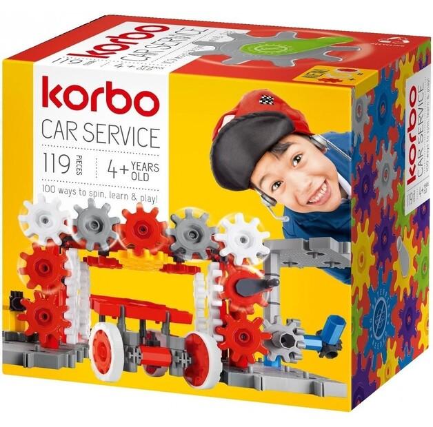 Конструктор пластиковый Korbo Car Service, 119 деталей