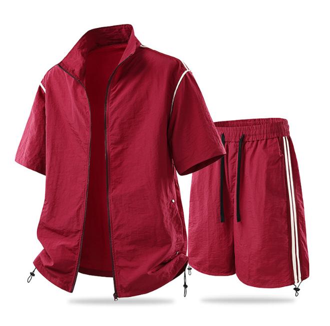 Рабочий комплект, летний спортивный и досуговый комплект из двух предметов: рубашка, шорты