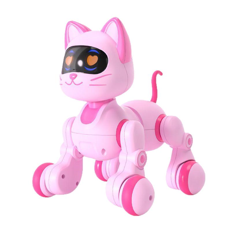 Kids' Remote Control & Touch-Sensing Robot: Smart Voice-Activated Cat & Dog for Early Education & Programming