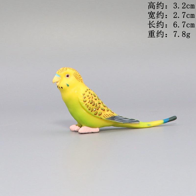 Имитация попугая, миниатюрный пейзажный орнамент, модель попугая, фигурка газона, искусственная птица, декоративные фигурки для дома, декор птицы