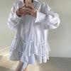 Korean Niche Design Irregular Stripe Dress - Early Spring 2026 Collection
