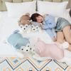New summer ice bean fabric husky party pillow doll nap pillow plush toy birthday gift