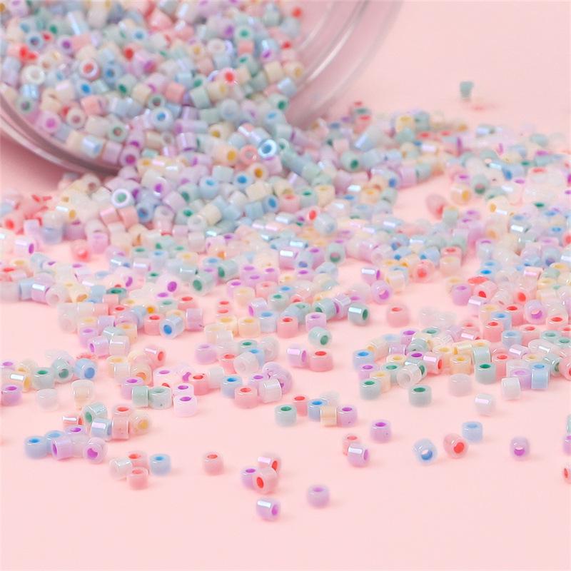 Высококачественный имитационный фарфоровый стеклянный бисер-семена 2-2,5 мм для браслетов и ожерелий ручной работы.