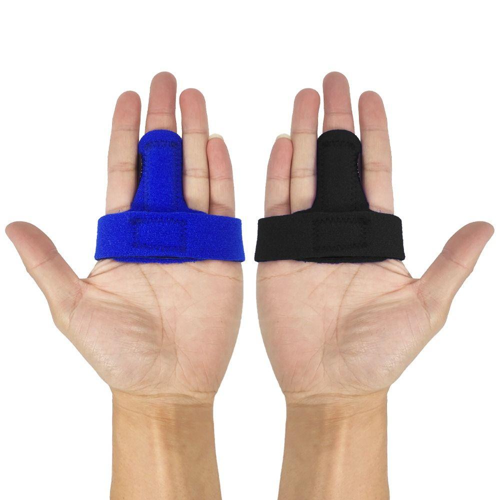 Black Blue Finger Splint Brace Adjustable Wrist Support Durable Trigger Finger Support