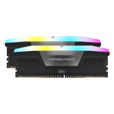CORSAIR VENGEANCE RGB DDR5 Комплект подсветки (Физическая память не включена) – Черный