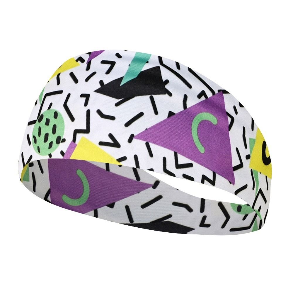 Retro Cycling Yoga Headband Absorbent Yoga Hair Bands New Head Sweat Bands  Men and Women