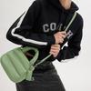 Coach Подушка 21 Застежка-кнопка Сумка-тоут из кожи наппа Сумка для покупок Сумка через плечо Маленькая женская сумка-тоут Светло-фисташковый CL592-LHTY6
