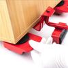 5Pcs Effort Saving Appliance Moving Wheel Slider Transport Roller Set  Washing Machine