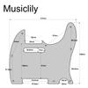 Musiclily Pro Telecaster made in for Fender Japan Telecaster electric black pearl 4P 8-hole pickguard, Japan, guitars,