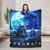 Pragmata Duo- Diana & Hugh Chibi Style Blankets Super Soft  Throw Blanket Spring Couch Chair Sofa Bed Comfortable Bedspread