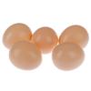 5Pcs Fake Dummy Egg Hen Poultry Chicken Joke Prank Plastic Eggs Home Party Decor