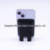 Магнитный держатель-подставка для карт для iPhone 16 Pro, H-образный чехол из ПУ-кожи с поддержкой MagSafe