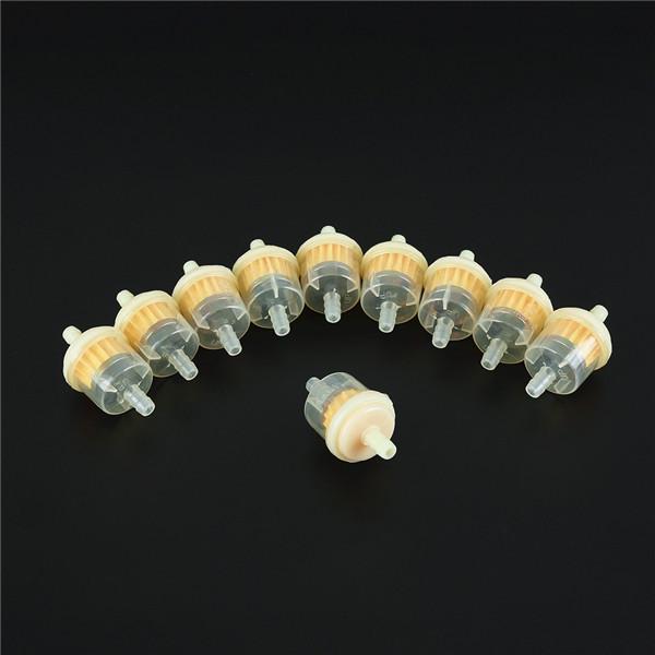 10шт универсальный мотоцикл мини маленький двигатель встроенный карбюратор топливный газовый фильтр