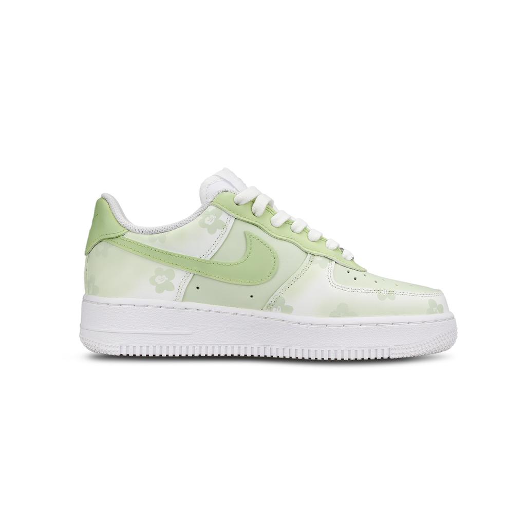 Nike Кроссовки Air Force 1 Low Skateboard Женские Зеленые Белые DD8959-100(Команда333-)