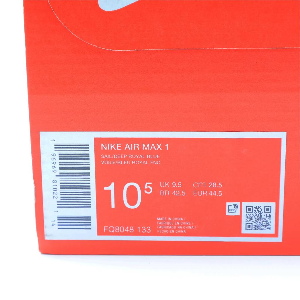 FQ8048-133 Nike Air Max 1 Athletic Department Глубокий Королевский Синий Ель Парус (Мужской)