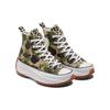 Converse Run Star Hike High Archive Print Camo Unisex Sneakers Green Candied-Ginger Piquant-Green 170913C