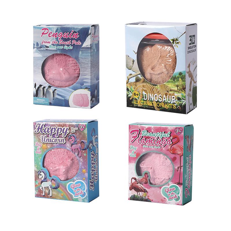 DIY Archaeological Excavation Toys: Gem, Meteorite, Fossil, Dinosaur & Animal Models for Children's Science Education