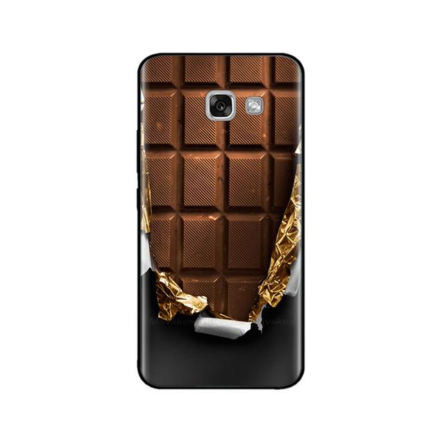 For Samsung Galaxy A3 2017 Case Silicon Soft Black Case For Samsung A7 A5 A3 2017 Case Cute Printed Tpu Bumper Phone Cover