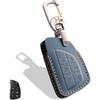 Кожаный чехол для брелока, Совместим с -2025 2026 GMC Yukon Denali Sierra, Для Chevy Silverado Suburban Tahoe Buick и т.д., Ключ с дизайном в ретро-стиле