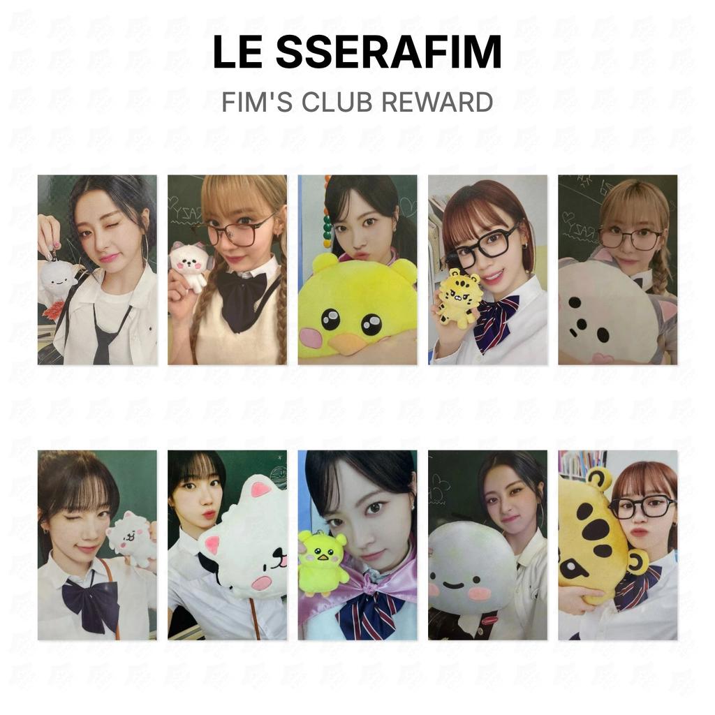 LE SSERAFIM Официальная фотокарточка FIM'S CLUB REWARD
