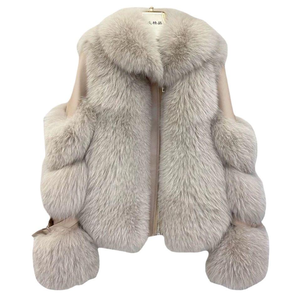 Искусственная шуба женская искусственная лисья шерсть локомотив костюм молодая знаменитость шуба