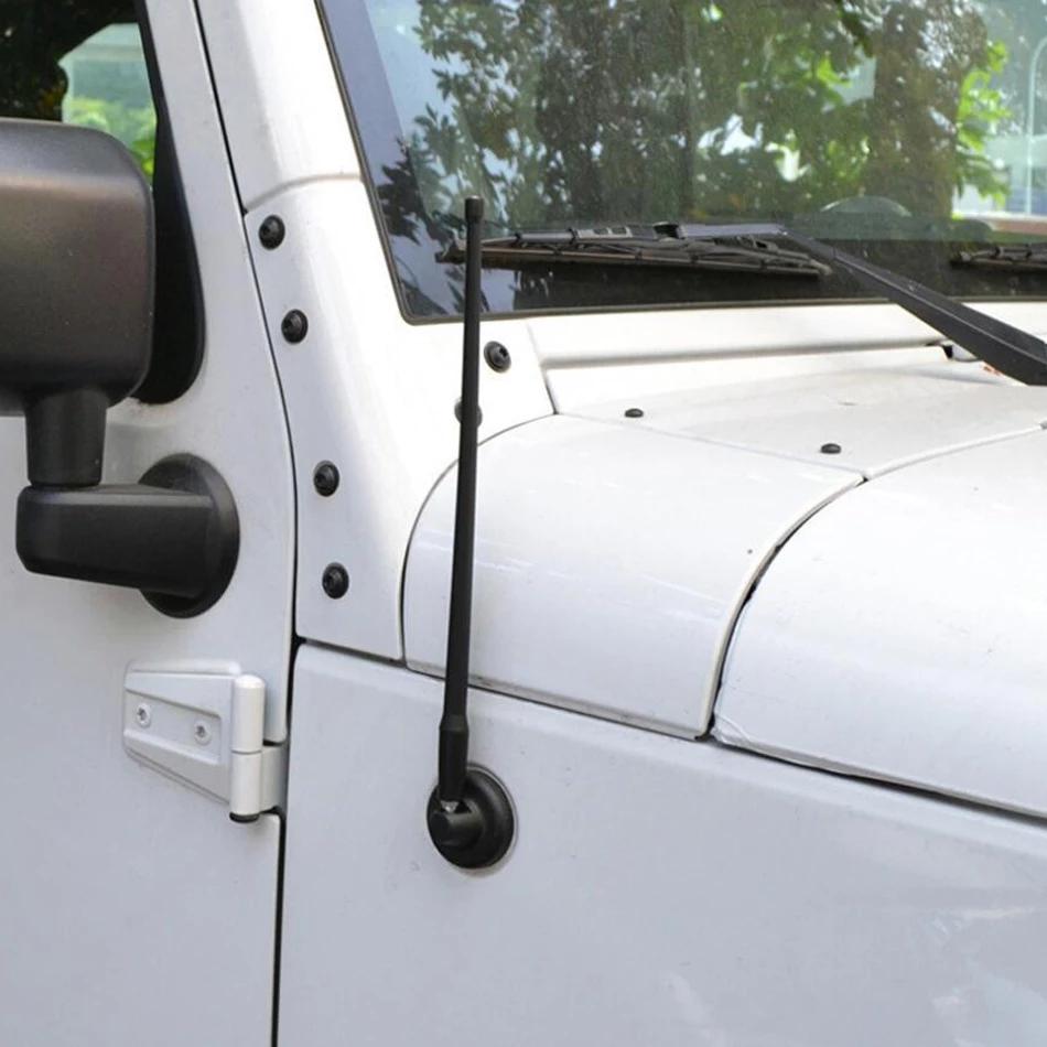 13" AM FM Radio Antenna for Jeep Wrangler JK JL 2007-2018 Rubber Aerials Mast Signal Amplifier Antena