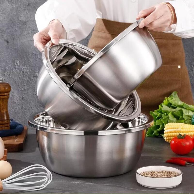Ruhan Thickened Stainless Steel Mixing Bowl