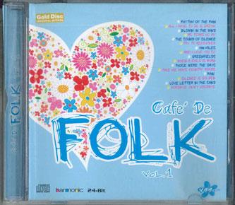 CD РАЗНЫЕ - Cafe'de Folk Vol.1 TMOCD10032 HARMONIC Япония Фолк Б/У