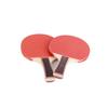 2PCS Table Tennis Paddles and ABS Balls Portable Basswood Handshake Table Tennis Rackets Accessories Set for