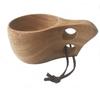 Tawatawa Kuksa Wooden Mug, Natural Wood, Approx. 8cm Diameter, Handmade Cup