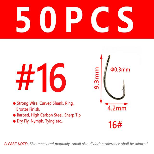 Крючок для сухой нахлыста, стандартная проволока, изогнутый крючок «Нимфа», бронзовая отделка, маленькие приманки для мушек, материал для связывания