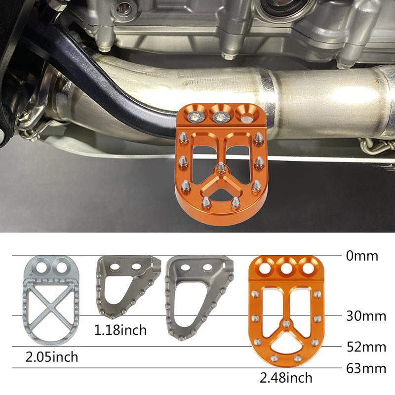 For 18-2025 KTM 790 890 Adventure/R Brake Pedal Tip Brake Lever Extension Pad for Husqvarna Norden 901 22-25 701 SM Enduro 16-23