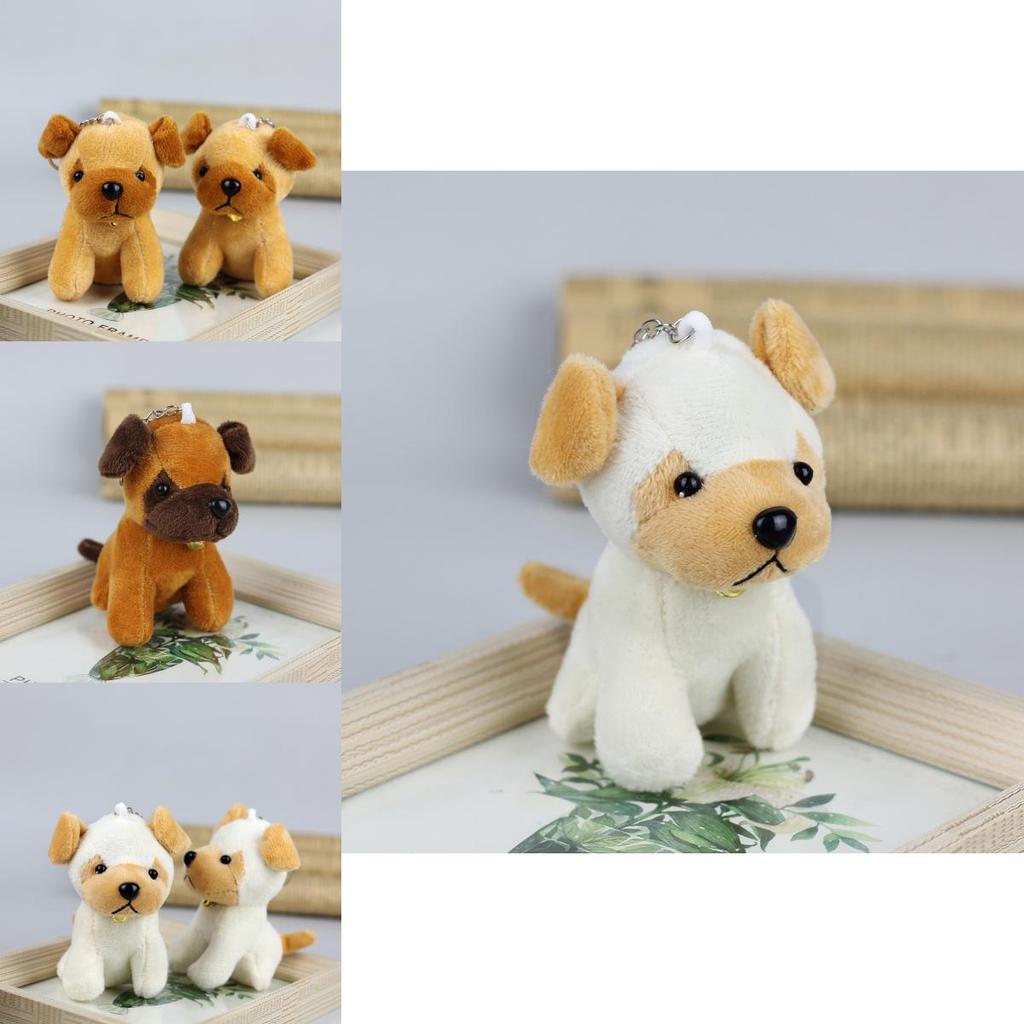 Милая маленькая плюшевая игрушка волчья собака, реалистичный щенок хаски, мягкая игрушка, кукла, брелок