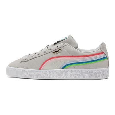 Кроссовки Suede Triplex Tech Grey Violet Unisex Cream White 381937-02