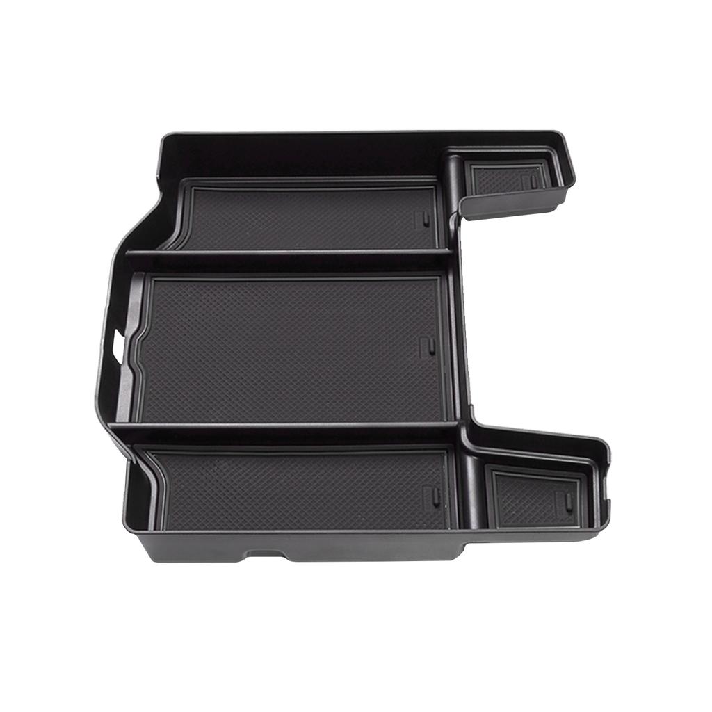 SJL4  for Dodge Ram 1500 2500 3500 2019-2026 Central Armrest Storage Box Anti-slip Tray Organizer Interior Accessories Black