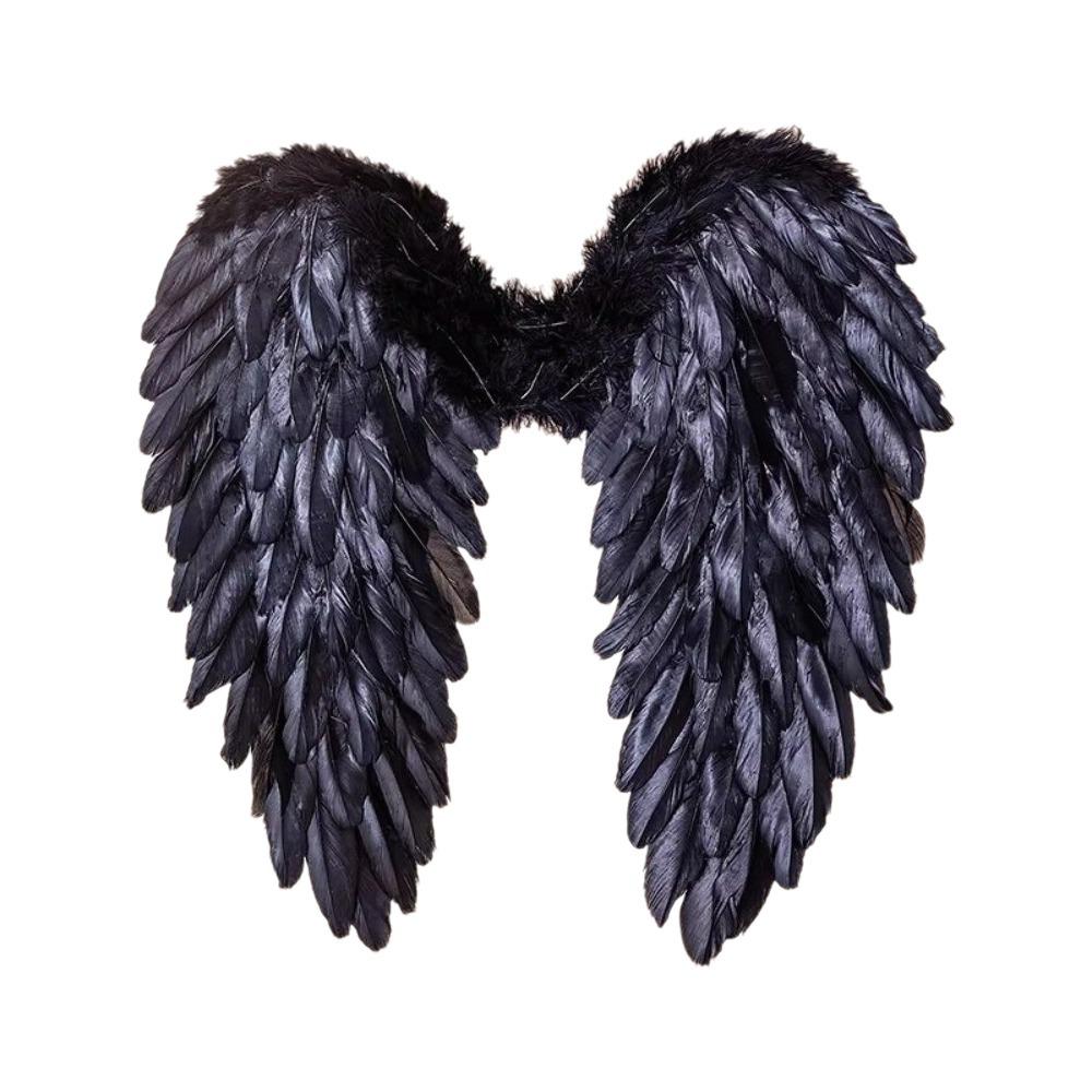 Solid Color Devil Feather Wing Photo Props Halloween Wing Bachelorette Party Accessories