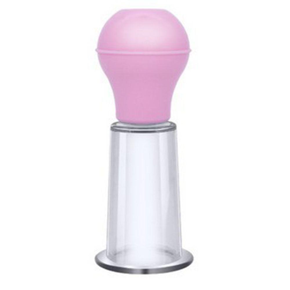 Pink/Blue Facial Massage Cup PVC Skin Scraping Cup 3 Sizes Vacuum Cup Home Beauty