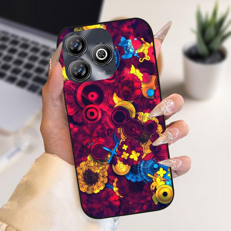 Для ZTE Blade A75 4G Чехол Модный Крутой Принт Животные Силиконовый Мягкий TPU Чехол для Телефона Для ZTE Blade V60 Smart 4G Fundas V60Smart