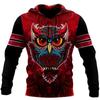 Mens Hoodies Vikings Eagle Tattoo Fashion Animal Pattern 3D Printed Style Casual Harajuku Hip Hop Pullover Oversized Sudaderas