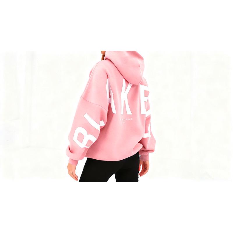 2025 Europe Cross TK Plus Unisex Velvet Cotton Hoodie - Versatile Autumn, Large Letter Print