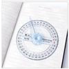 Office School Supplies Math Full Circle Goniometer Protractor Measuring Tools Pointer Angle Ruler